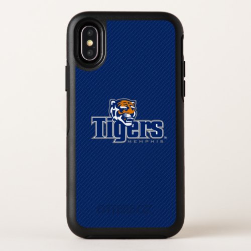 University of Memphis Tigers Carbon Fiber OtterBox Symmetry iPhone X Case