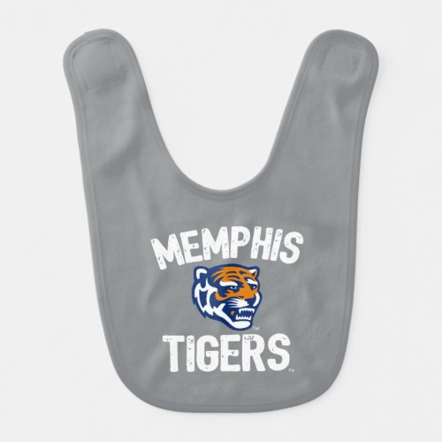 University of Memphis Tigers Distressed Baby Bib