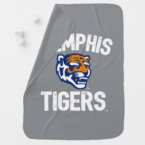 University of Memphis Tigers Distressed Baby Blanket
