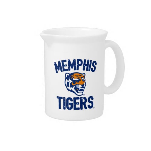 University of Memphis Tigers Distressed Beverage Pitcher