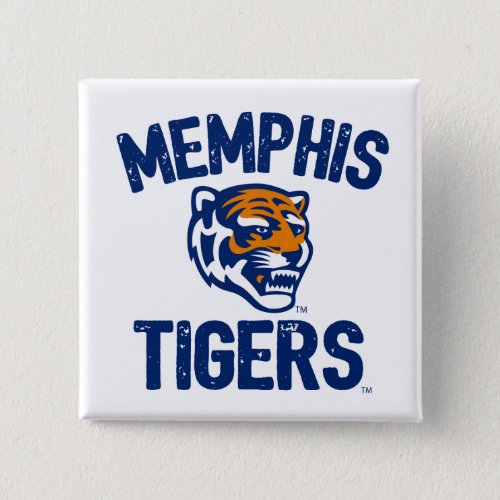 University of Memphis Tigers Distressed Button