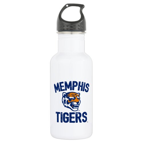 University of Memphis Tigers Distressed Stainless Steel Water Bottle