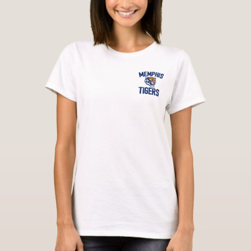 University of Memphis Tigers Distressed T_Shirt