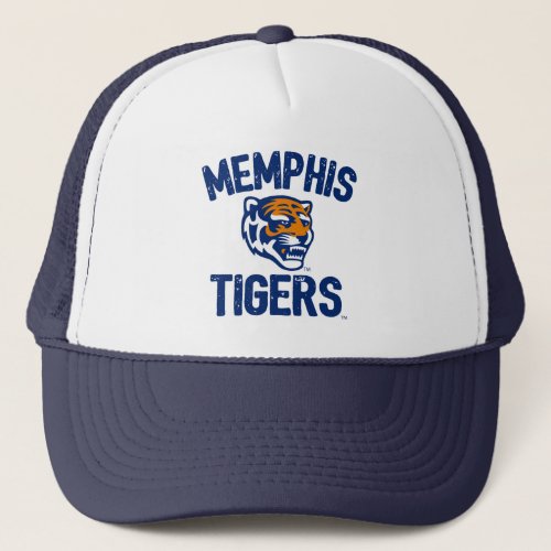 University of Memphis Tigers Distressed Trucker Hat