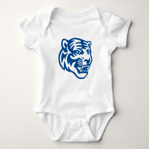 University of Memphis Tigers Mascot Head Logo Baby Bodysuit