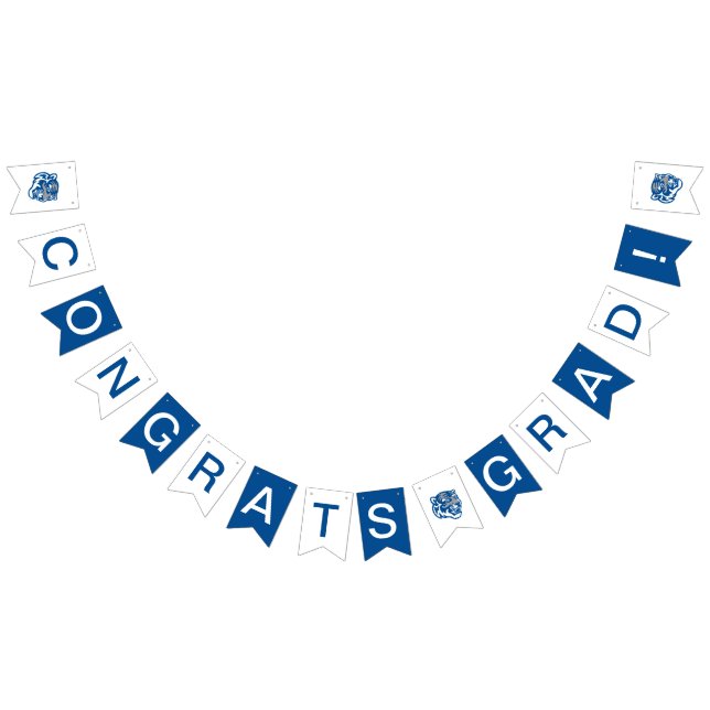 University of Memphis Tigers Mascot Head Logo Bunting Flags (All)