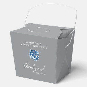 University of Memphis Tigers Mascot Head Logo Favor Boxes