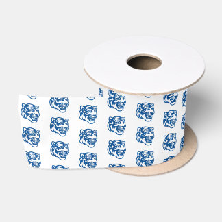 University of Memphis Tigers Mascot Head Logo Satin Ribbon