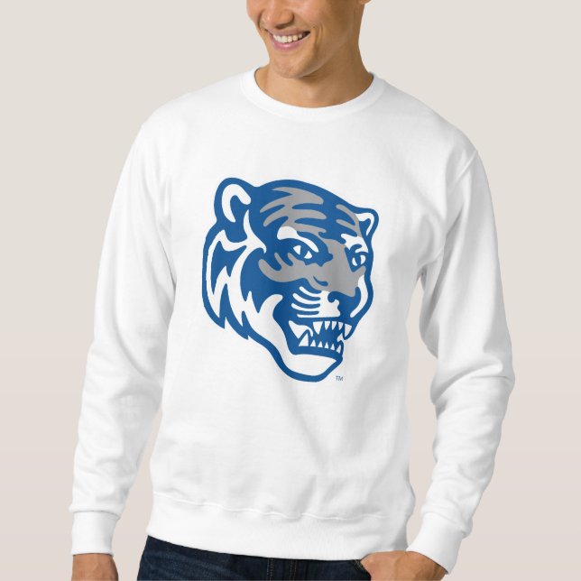 University of Memphis Tigers Mascot Head Logo Sweatshirt (Front)