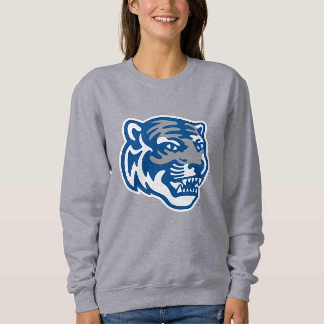 University of Memphis Tigers Mascot Head Logo Sweatshirt (Front)