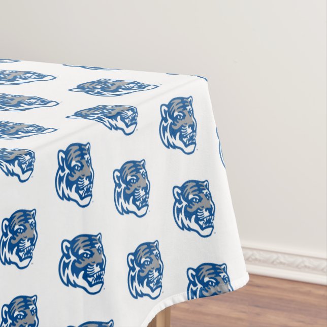 University of Memphis Tigers Mascot Head Logo Tablecloth (In Situ)