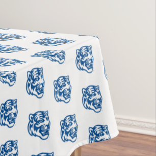University of Memphis Tigers Mascot Head Logo Tablecloth