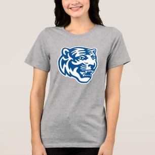 University of Memphis Tigers Mascot Head Logo Tri-Blend Shirt