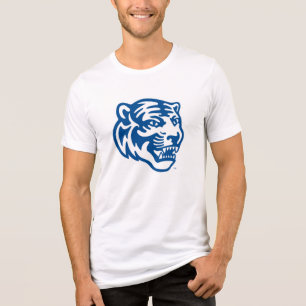 University of Memphis Tigers Mascot Head Logo Tri-Blend Shirt