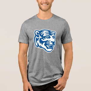 University of Memphis Tigers Mascot Head Logo Tri-Blend Shirt