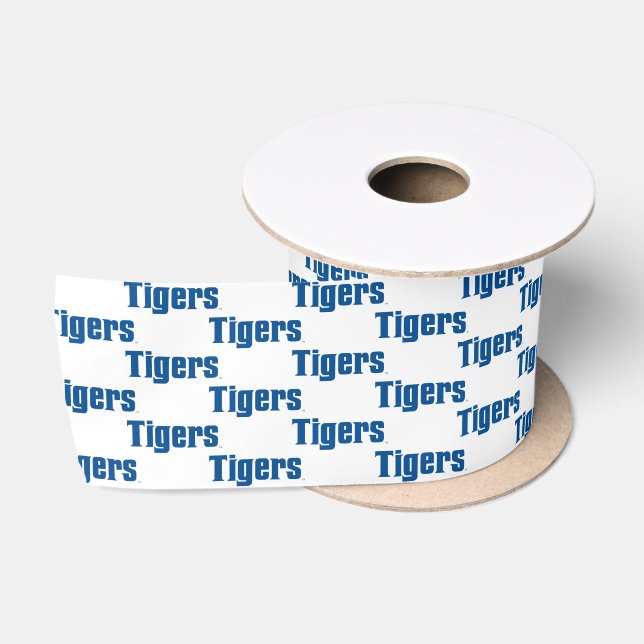 University of Memphis Tigers Wordmark Logo Satin Ribbon (Spool)
