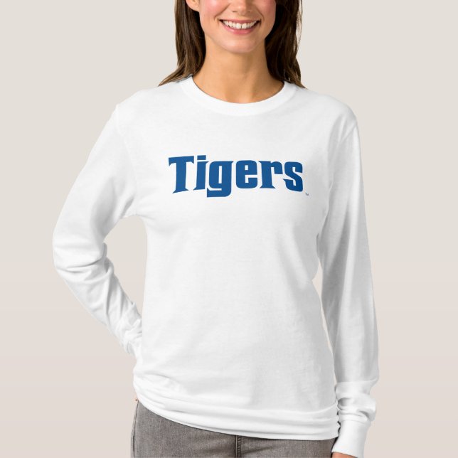 University of Memphis Tigers Wordmark Logo T-Shirt (Front)