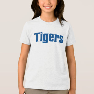 University of Memphis Tigers Wordmark Logo Tri-Blend Shirt