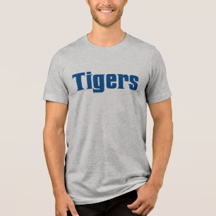 University of Memphis Tigers Wordmark Logo Tri-Blend Shirt