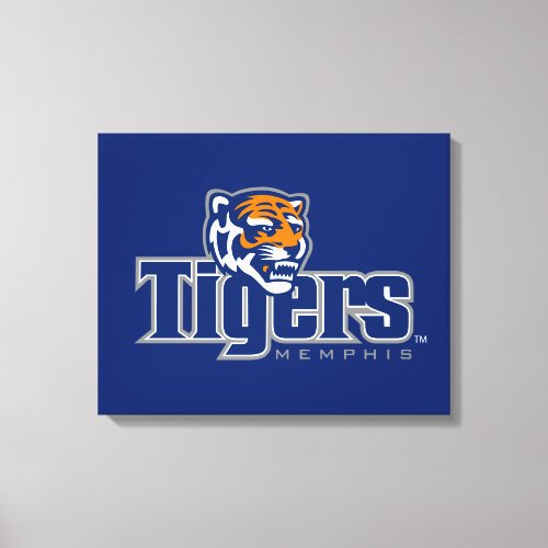 University of Memphis Wordmark Canvas Print