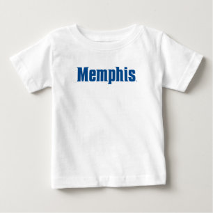 University of Memphis Wordmark Logo Baby T-Shirt