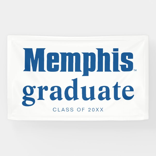 University of Memphis Wordmark Logo Banner (Horizontal)