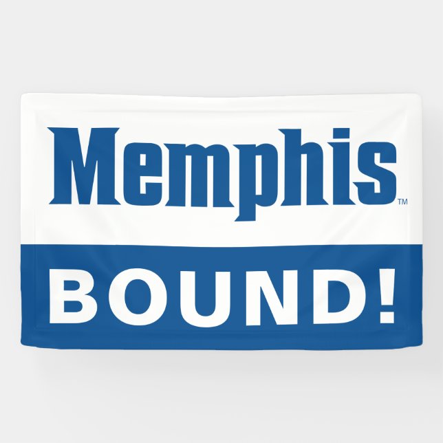 University of Memphis Wordmark Logo Banner (Horizontal)