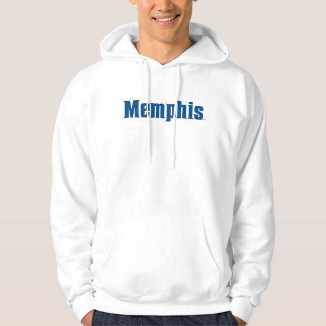 University of Memphis Wordmark Logo Hoodie (Front)