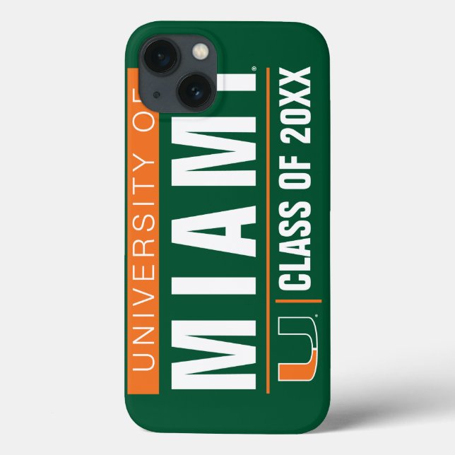 University of Miami Alumni Case-Mate iPhone Case (Back)