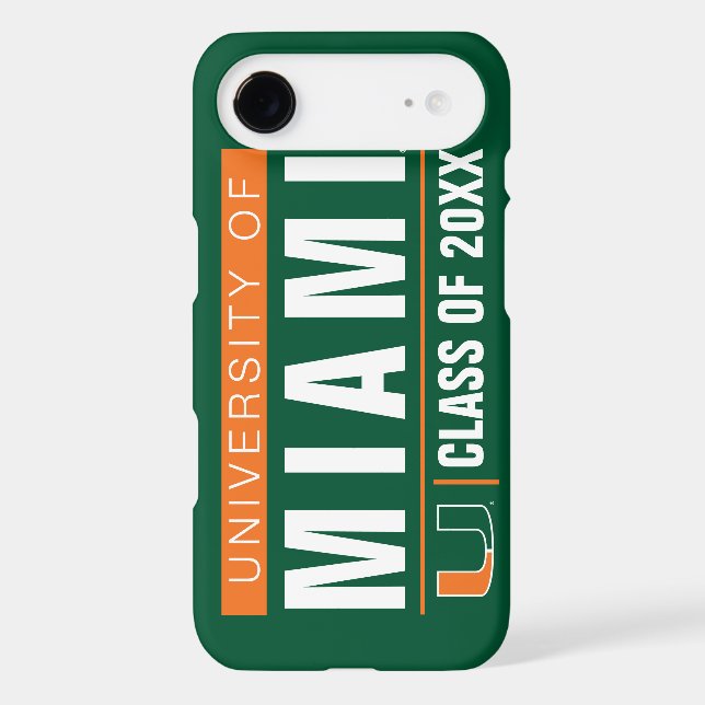University of Miami Alumni Case-Mate iPhone Case (Back)
