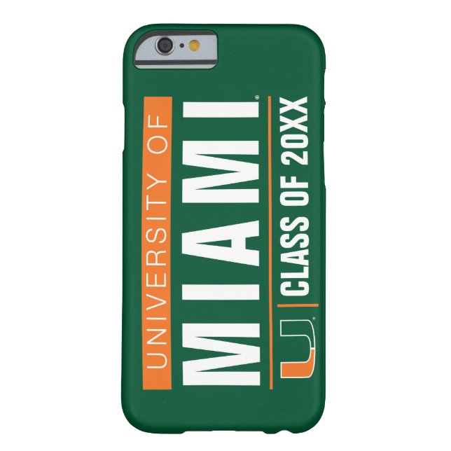 University of Miami Alumni Case-Mate iPhone Case (Back)