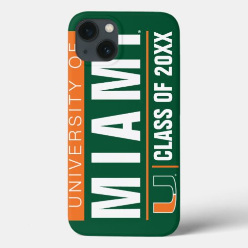 University of Miami Alumni iPhone 13 Case