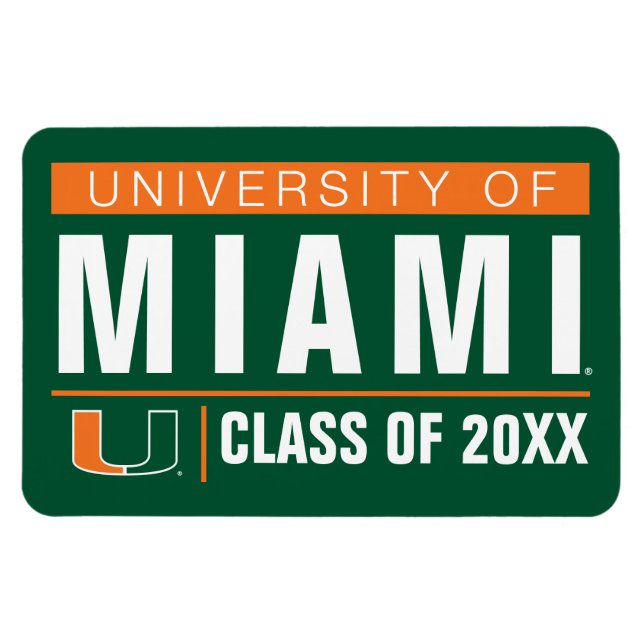 University of Miami Alumni Magnet (Horizontal)
