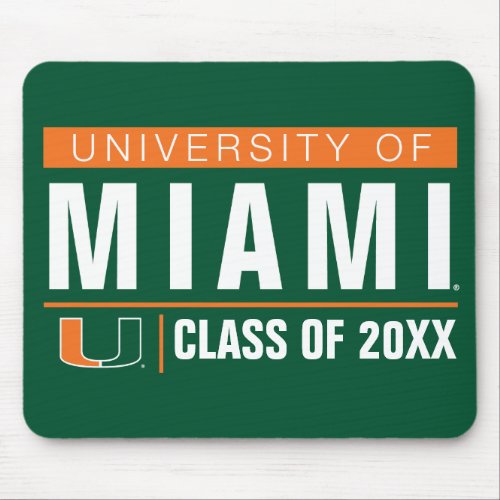 University of Miami Alumni Mouse Pad