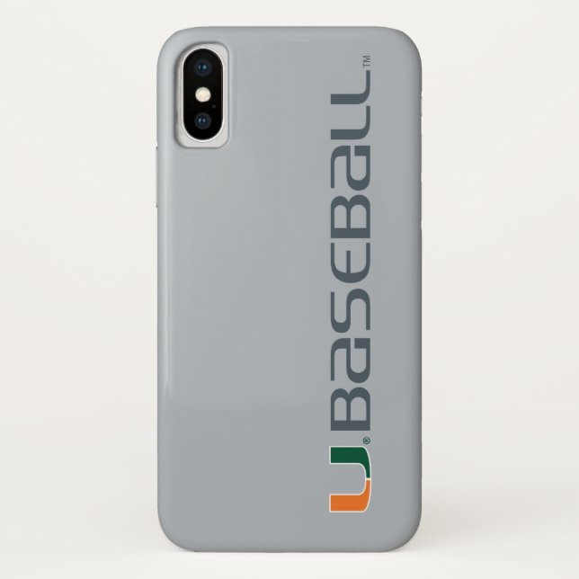 University of Miami Baseball Case-Mate iPhone Case (Back)