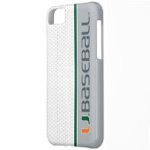University of Miami Baseball Case-Mate iPhone Case (Back Left)