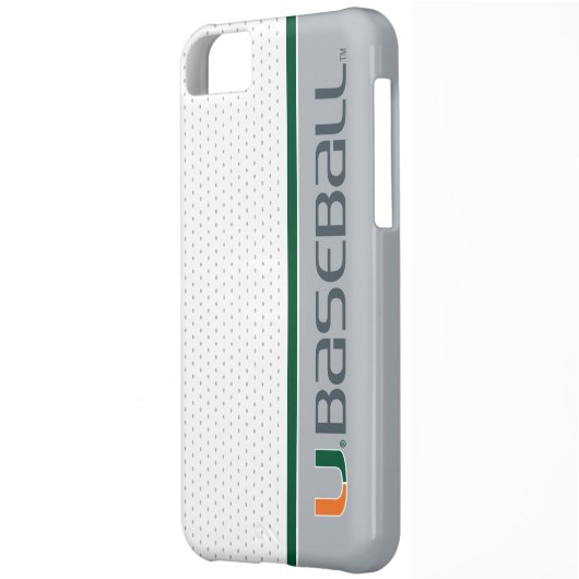 University of Miami Baseball Case-Mate iPhone Case (Back Left)