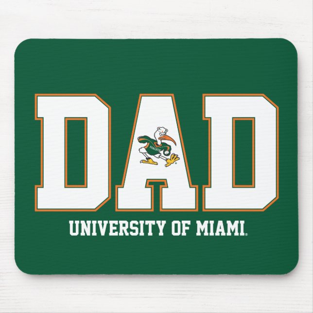 University of Miami Dad Mouse Pad (Front)