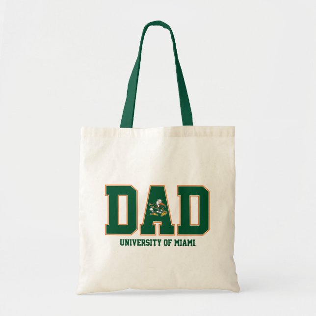 University of Miami Dad Tote Bag (Front)
