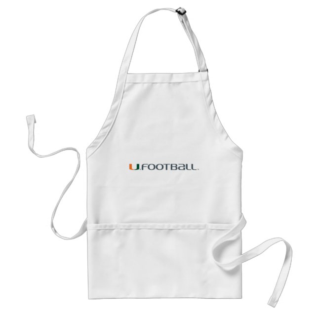 University of Miami Football Adult Apron (Front)