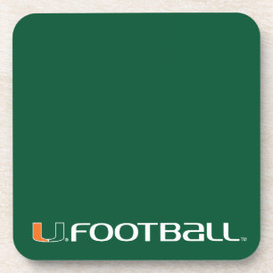 University of Miami Football Beverage Coaster