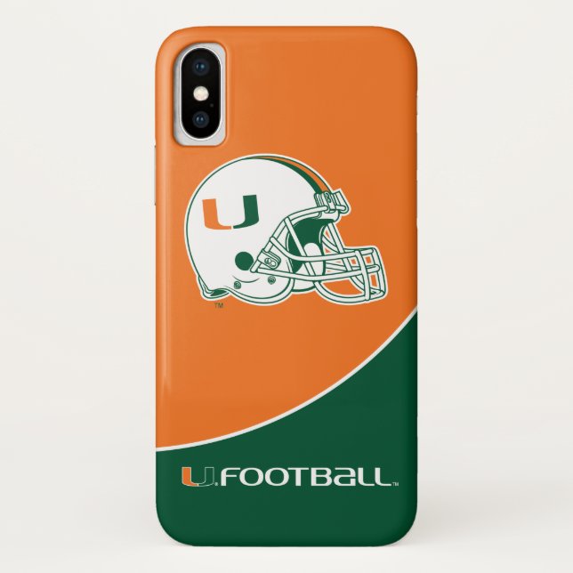 University of Miami Football Case-Mate iPhone Case (Back)