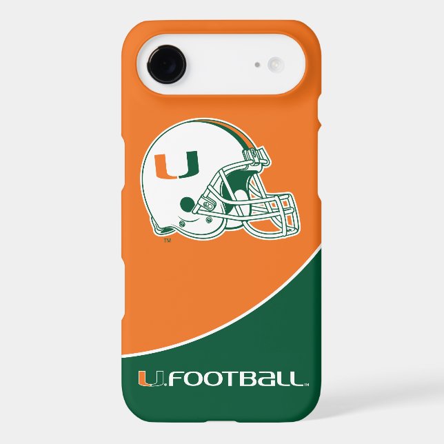 University of Miami Football Case-Mate iPhone Case (Back)