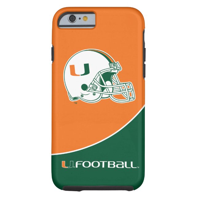 University of Miami Football Case-Mate iPhone Case (Back)