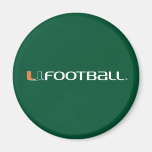 University of Miami Football Magnet