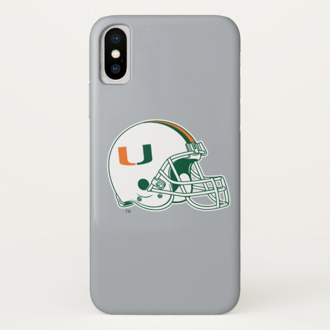 University of Miami Helmet Case-Mate iPhone Case (Back)