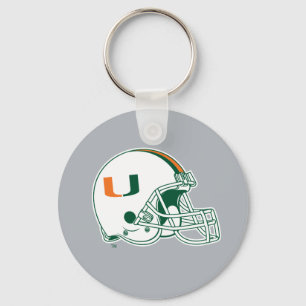 University of Miami Helmet Keychain