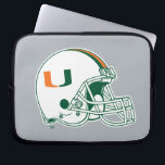 University of Miami Helmet Laptop Sleeve<br><div class="desc">Get all of the best University of Miami gear at Zazzle.com! Support the Hurricanes in style with these products that are perfect for students, alumni, family, and fans. All of these products are customizable with your name, your sport, or your class year. Represent the U by sporting Green and Orange...</div>