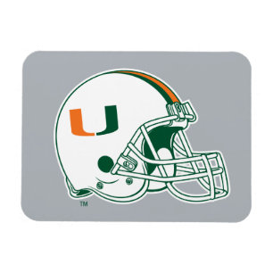 University of Miami Helmet Magnet