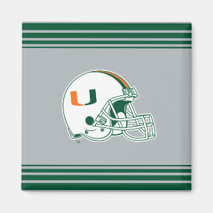 University of Miami Helmet Magnet